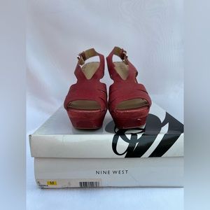 Aldo High Heels Snake Coral Size 6